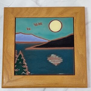 Frog Hollow Tile Design Ceramic Tile Trivet
